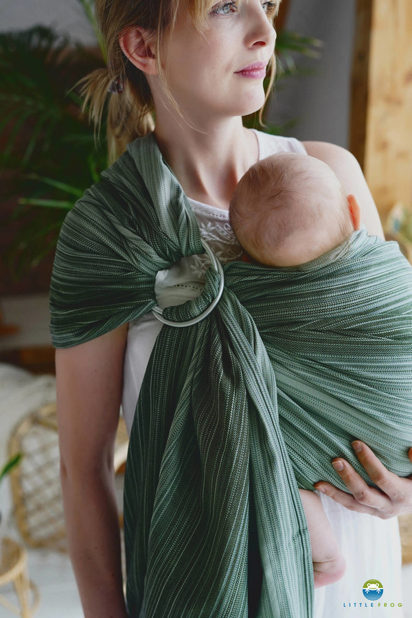 Ring sling Bamboo Verdelit - Größe M (2m) /2. Wahl