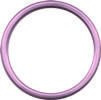 Alluminium sling rings L - PINK