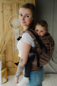 Mochila Portabebés Preschooler - Linen Mocha