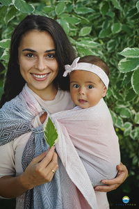 Bandolera de anillas Cotton Foggy Cube - talla M (2m) /2ª clase