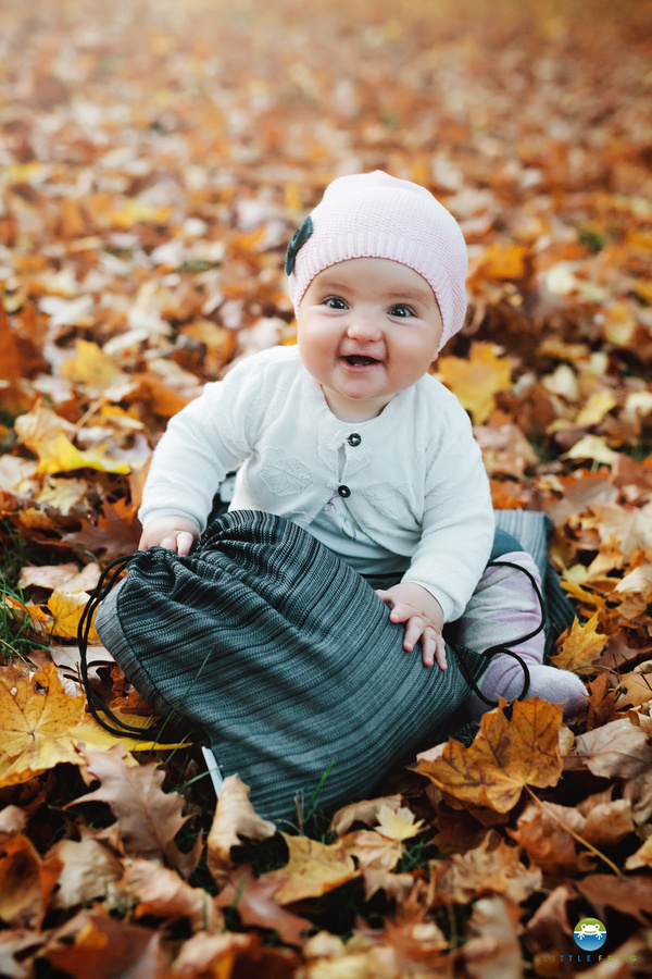 Drawstring Bag for wrap/sling -HEMATIT