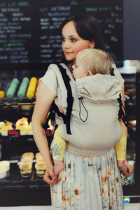 Baby Carrier Prime Pure Linen Saharan Dust