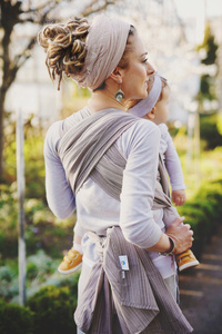 Baby Sling Bamboo Quartz size 8