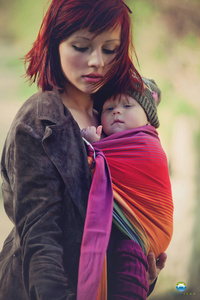 Ring sling  Ammolite in Love - size S (1,7m)