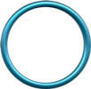 Alluminium sling rings S- TURQUOISE