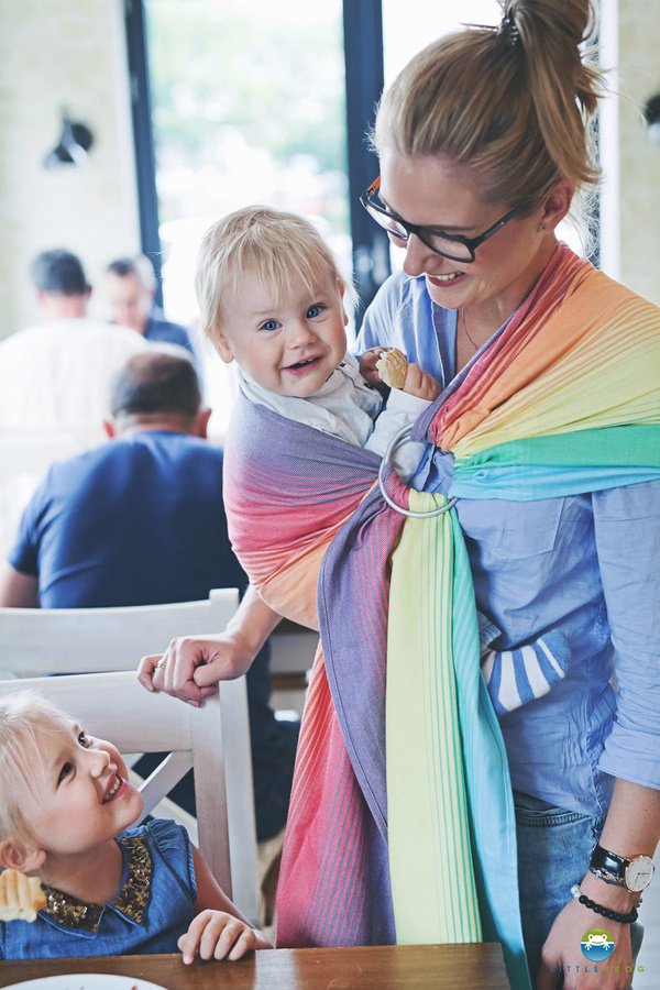 Ring Sling Sandy Ammolite - taille M (2m)/2e choix