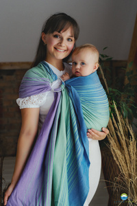 Ring sling Bamboo Sodalite - size M (2m)