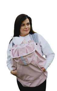 Cobertor para portabebé (softshell) - Pink 