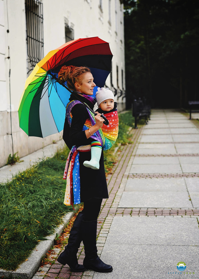 Baby Sling Rainbow Stars size 4