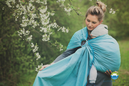 Bandolera de anillas Turquoise Herringbone - talla M (2m) /2ª clase