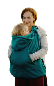 Fleece Tragecover - Teal