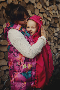 Babywearing Cover (softshell) - Magenta 