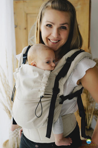 Baby Carrier Prime Linen Ecru 