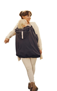 Babywearing Cover (softshell) - Slate 