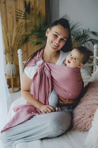 Ring Sling Tragetuch Pure Linen Hutt Lagoon - Größe S (1,7m)/2. Wahl