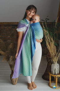 Ring sling Bamboo Sodalite - size M (2m) /2nd grade