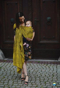 Ring sling Lemon Wildness - size S (1,7m)