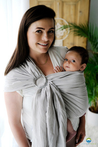 Ring Sling Tragetuch Pure Linen Fossil - Größe S (1,7m)