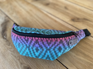 Large WAIST BAG  Little Frog -  Prismatic Ethno