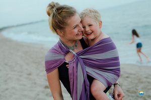RING SLING LITTLE FROG - BAMBOO AMETHYST -size S / 2nd Grade