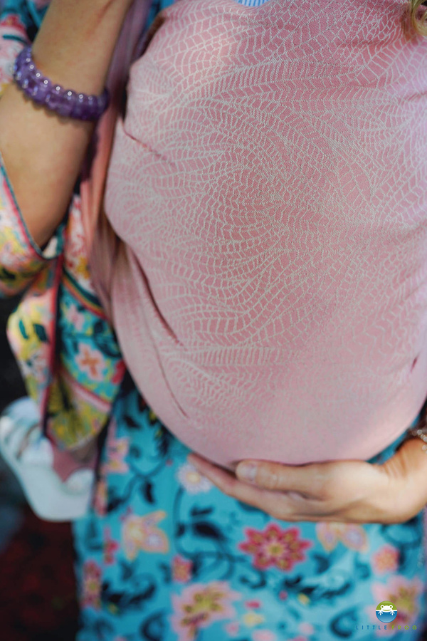 Baby Sling Pink Linen Wildness size 5