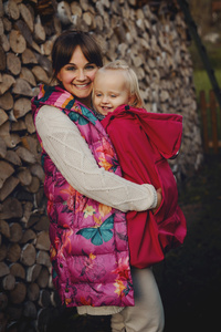 Babywearing Cover (softshell) - Magenta 