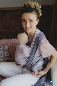 Little Frog Baby Sling - Lovely Lavender size 5