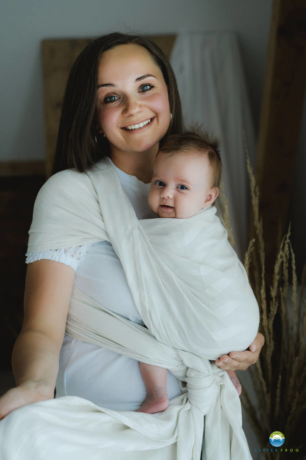 Baby Sling Ivory Waves size 6