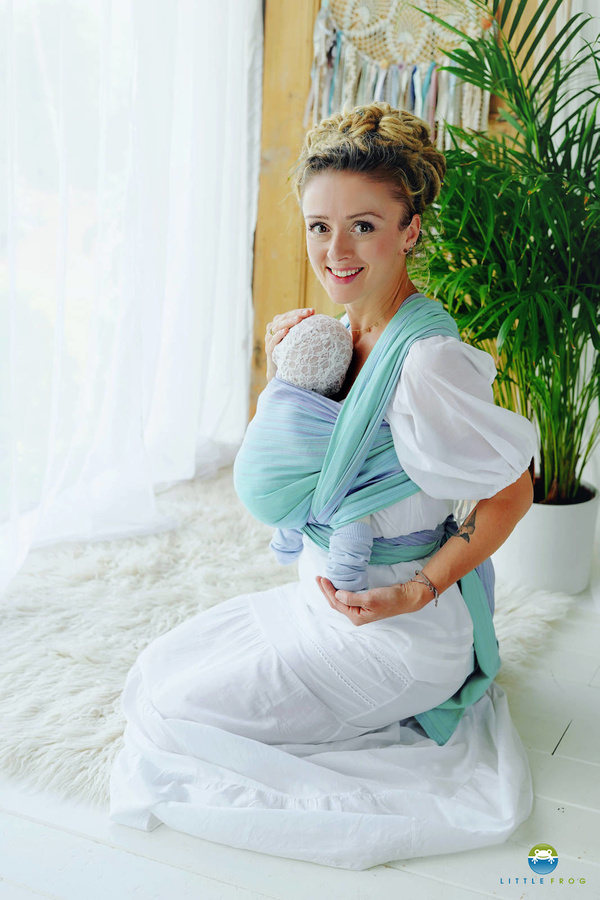 Baby Sling Bamboo Larimar size 2