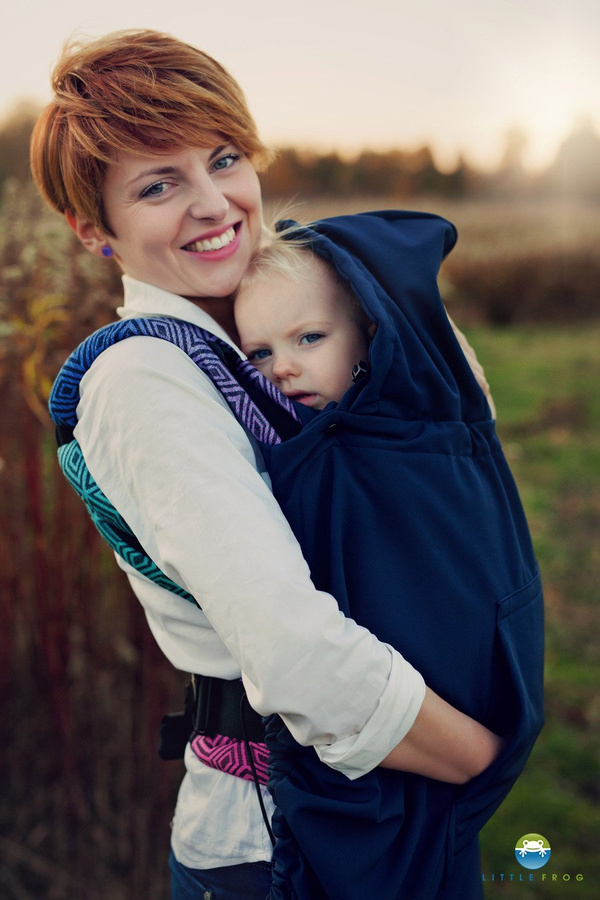 Babywearing Cover (softshell) - Navy 