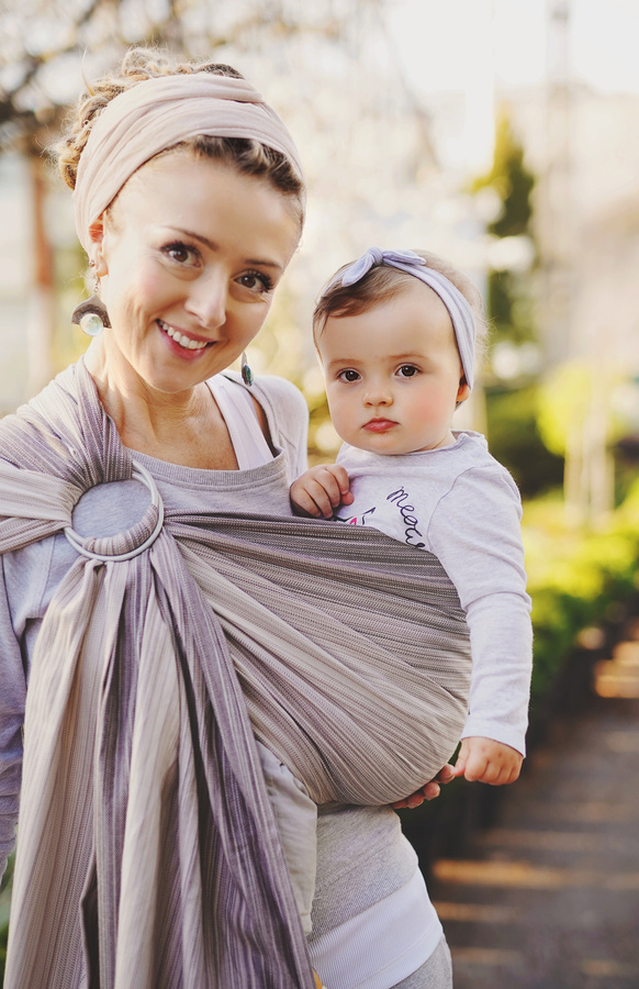 Ring sling Bamboo Quartz - size M (2m)/2nd class