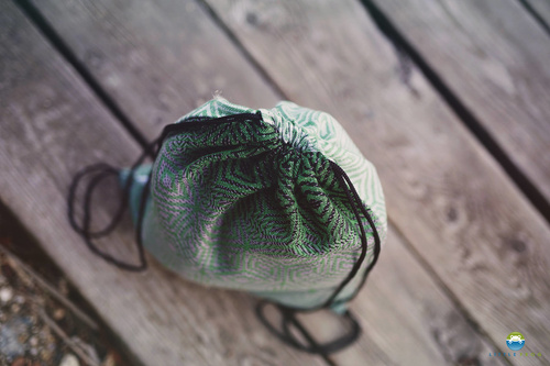 Bolsa con cordón - Mossy Cube