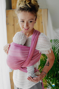 Fular tejido Bamboo Ruby - talla 6