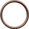 Alluminium sling rings M - BROWN