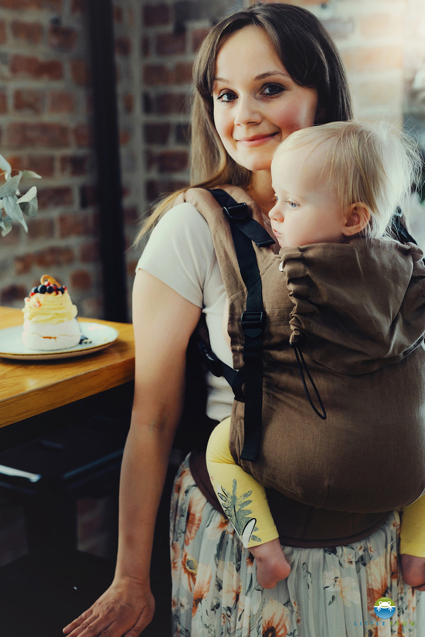 Baby Carrier Prime Pure Linen Bali Wood