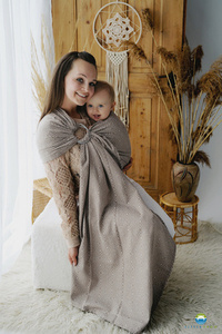 Ring Sling Tragetuch Nutty Cube - Größe S (1,7m)