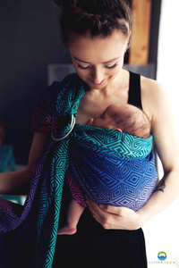 Ring sling Dark Aurora Cube - size S (1,7 m) /2nd grade