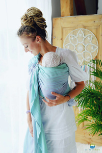 Ring sling Bamboo Larimar - Größe S (1,7m)