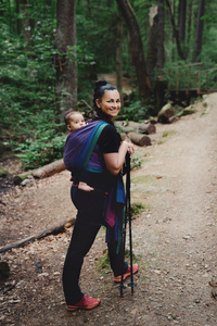 Baby Sling Bamboo Misty Zircon size 5 /2nd grade