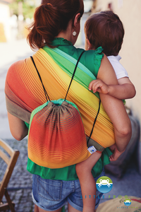 Drawstring Bag for wrap/sling - Sunny Ammolite