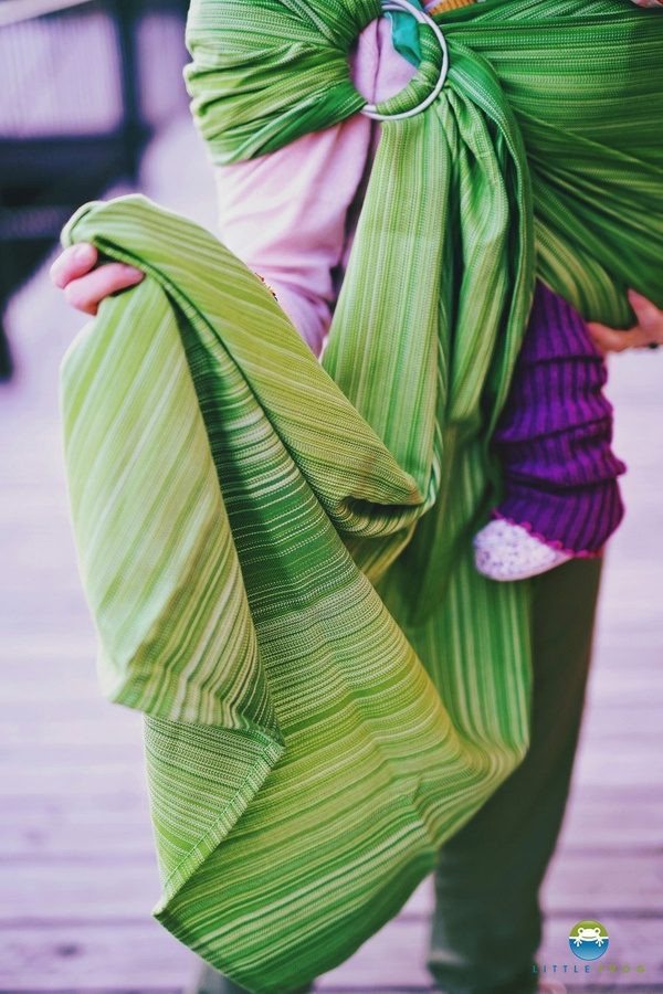 Little Frog ring sling - Olivine - size M (2,1 m)/2nd class