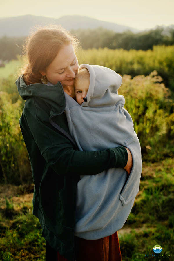 Babywearing Cover (Fleece) - Silver