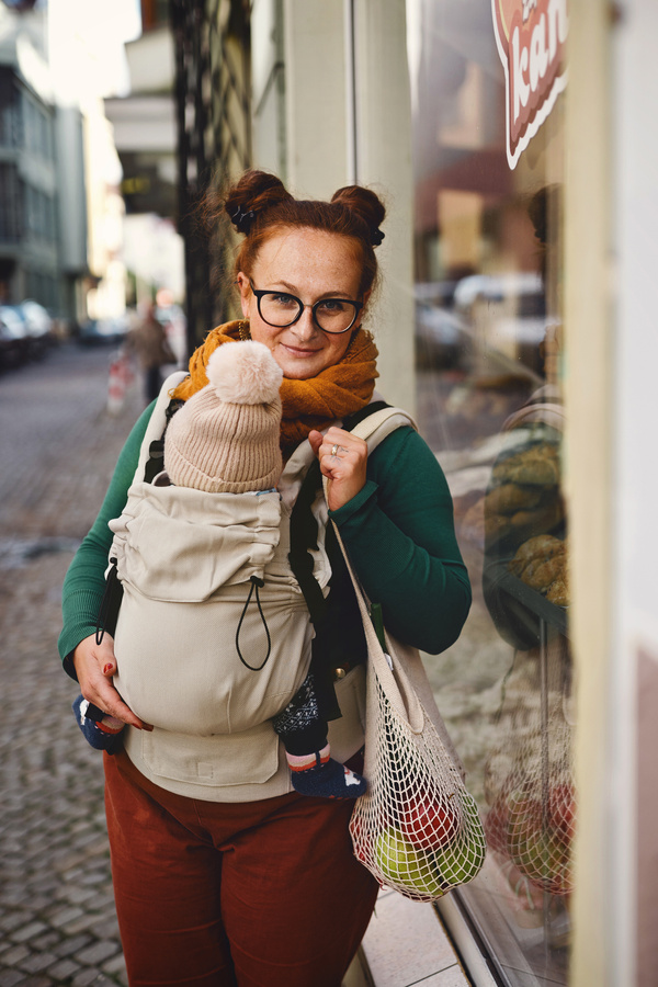 Mochila Portabebés Prime Beige Moonstone/2ª clase