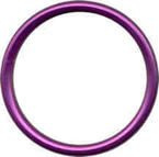 Aluminium Ringe für Tragetücher L - VIOLET