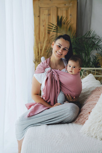 Ring Sling Tragetuch Pure Linen Hutt Lagoon - Größe M (2m)