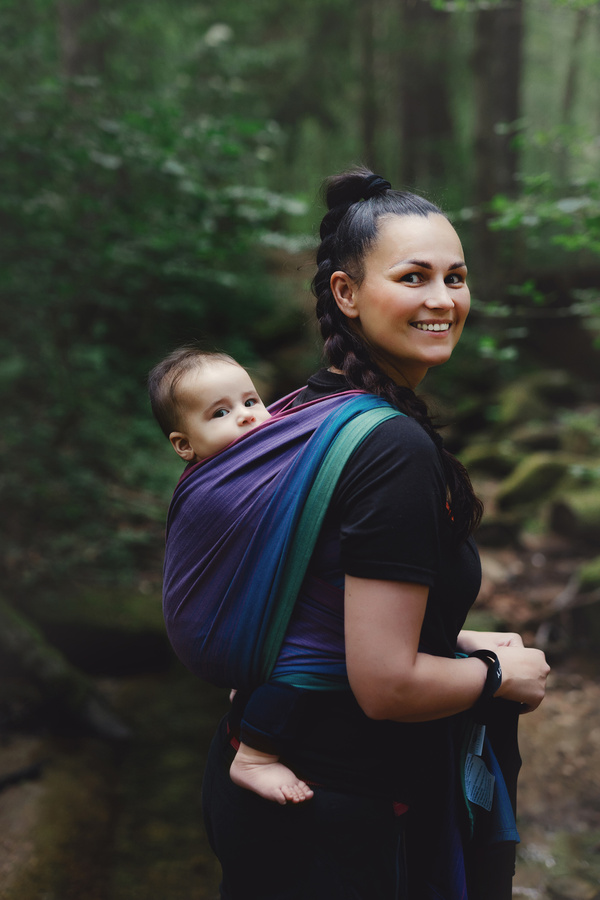 Baby Sling Bamboo Misty Zircon size 5