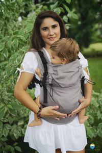 Baby Carrier Prime Pure Linen London Fog