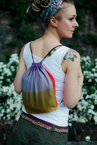 Drawstring Bag for wrap/sling - Aura in Love