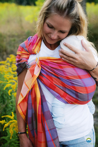 Bandolera de anillas Rhodonite - talla M (2m)