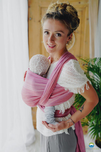 Baby Sling Bamboo Ruby size 7